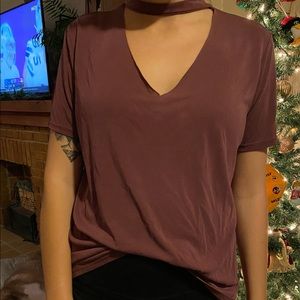 Maroon Soft Top w/ Neck Wrap